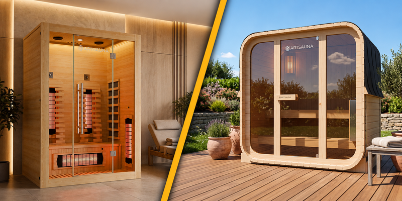 Cabine infrarouge moderne ou cabine de sauna – voilà la différence 