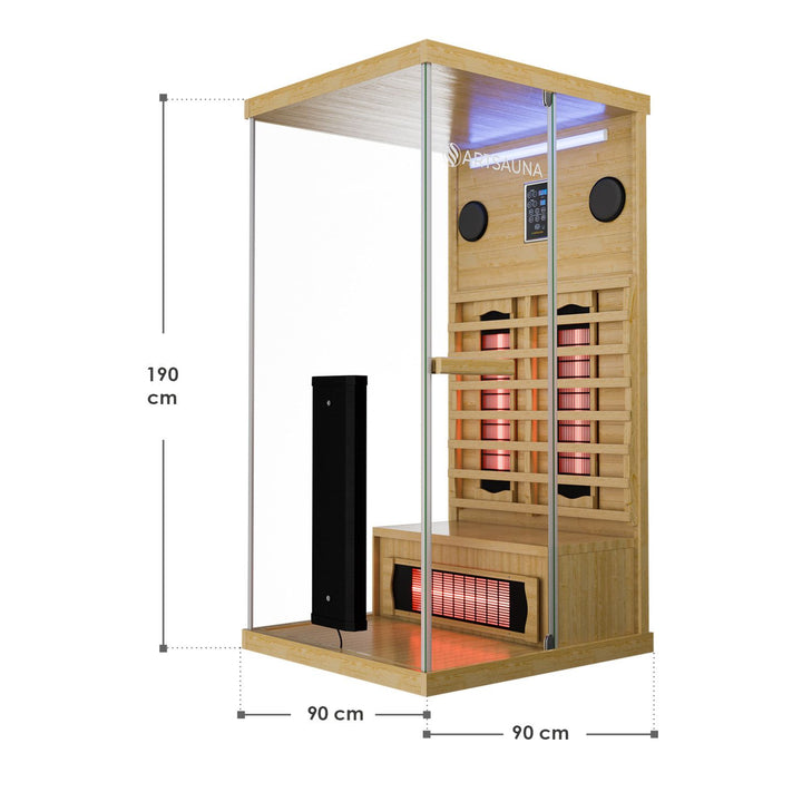 Cabine de sauna infrarouge Göteborg 90