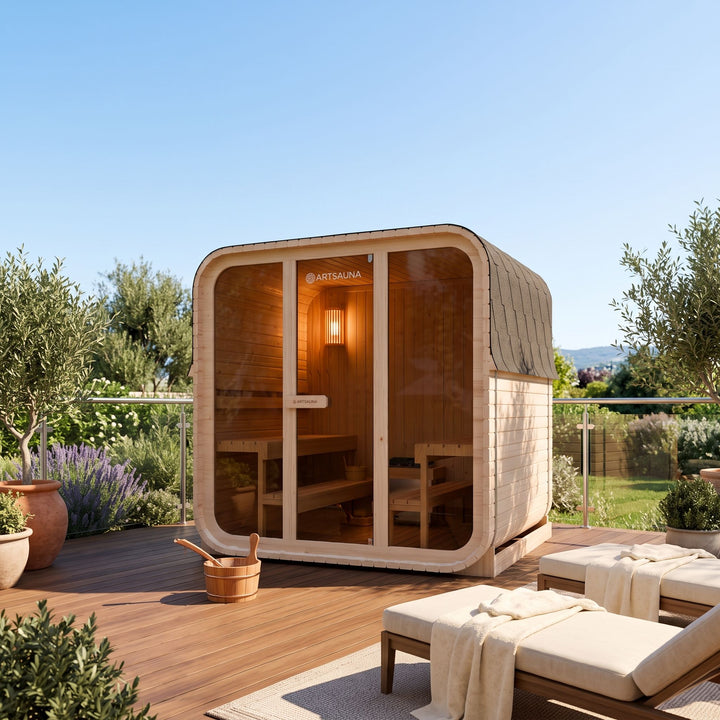 Sauna tonneau Cube Fjora L