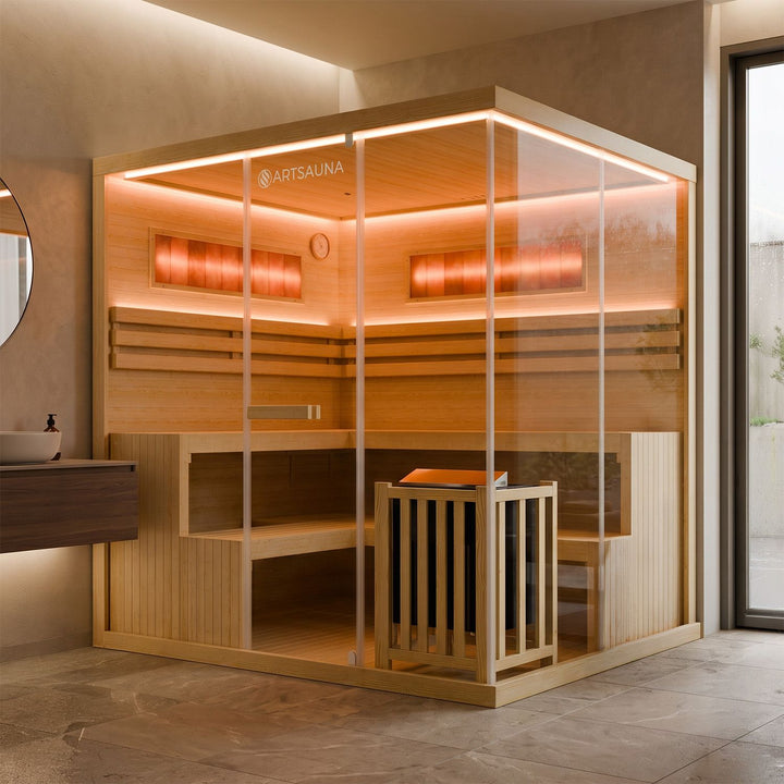 Sauna d'intérieur Vantaa 200 - Pierre de sel