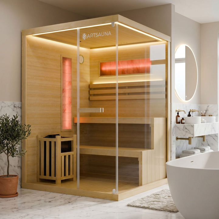 Sauna intérieur Vantaa 150 - pierre de sel 