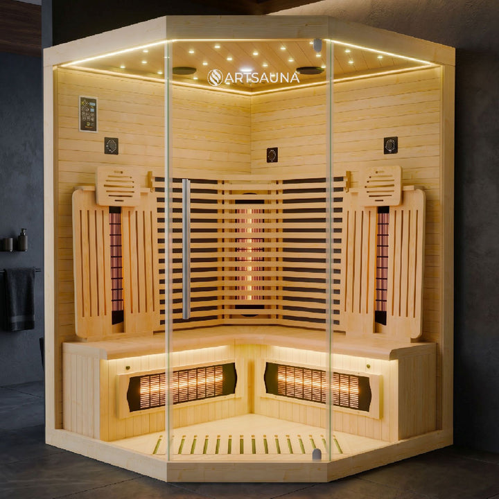 Cabine de sauna infrarouge Malmö 140