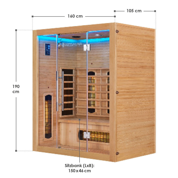 Cabine infrarouge Kiruna 160 