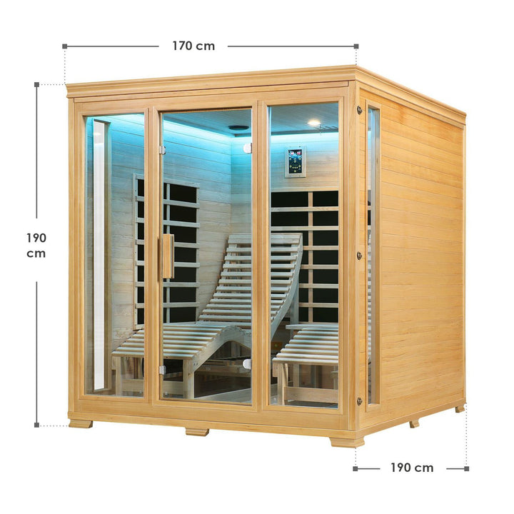 Cabine de sauna infrarouge Billund 
