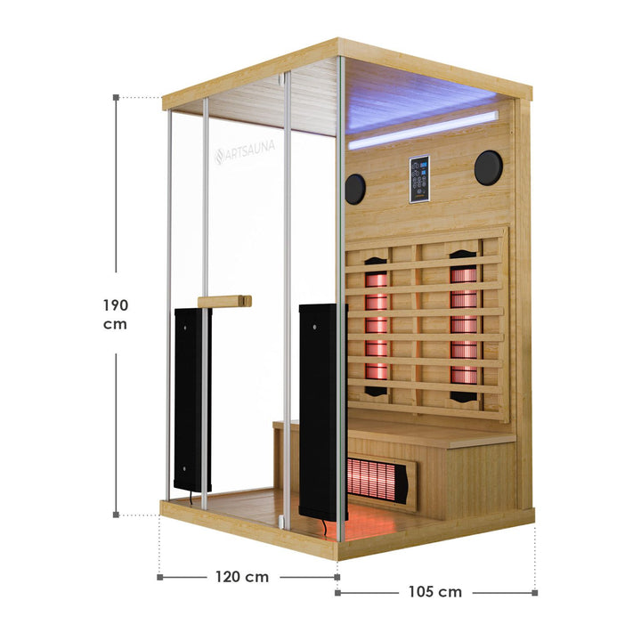 Cabine de sauna infrarouge Göteborg 120