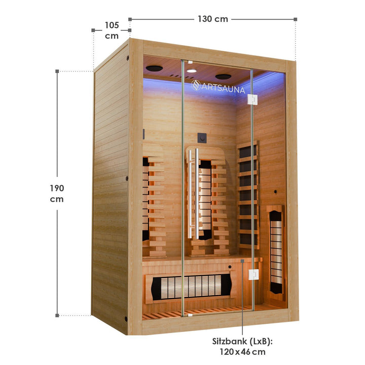 Cabine infrarouge premium Kiruna 130 