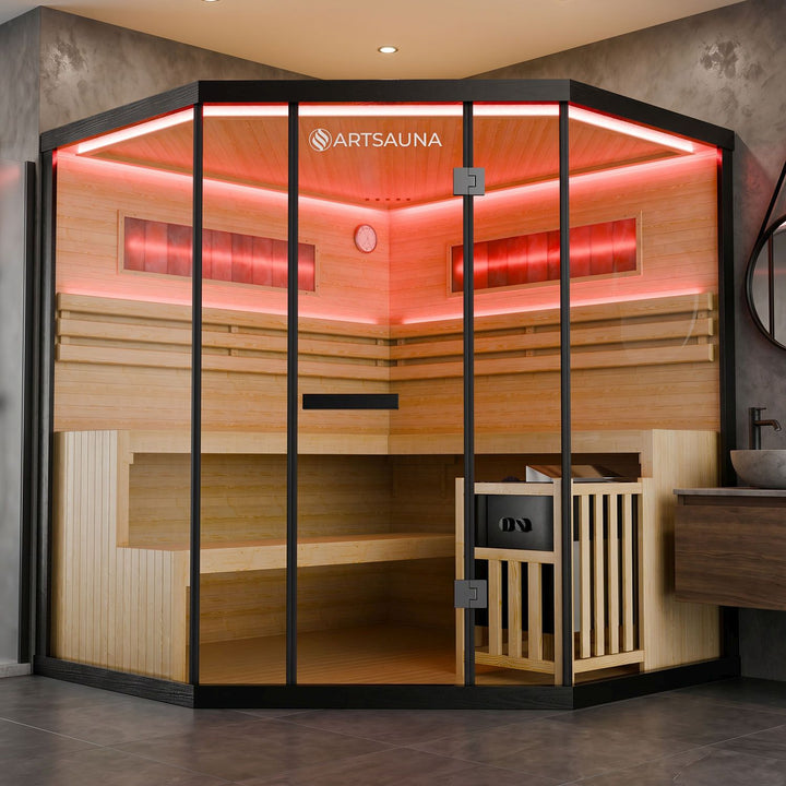 Sauna intérieure Vantaa 180 - Pierre de sel
