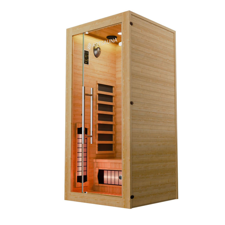 Cabine de sauna infrarouge Kiruna 90 Premium 