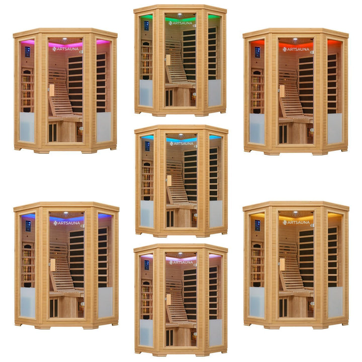 Cabine de sauna infrarouge Aalborg 