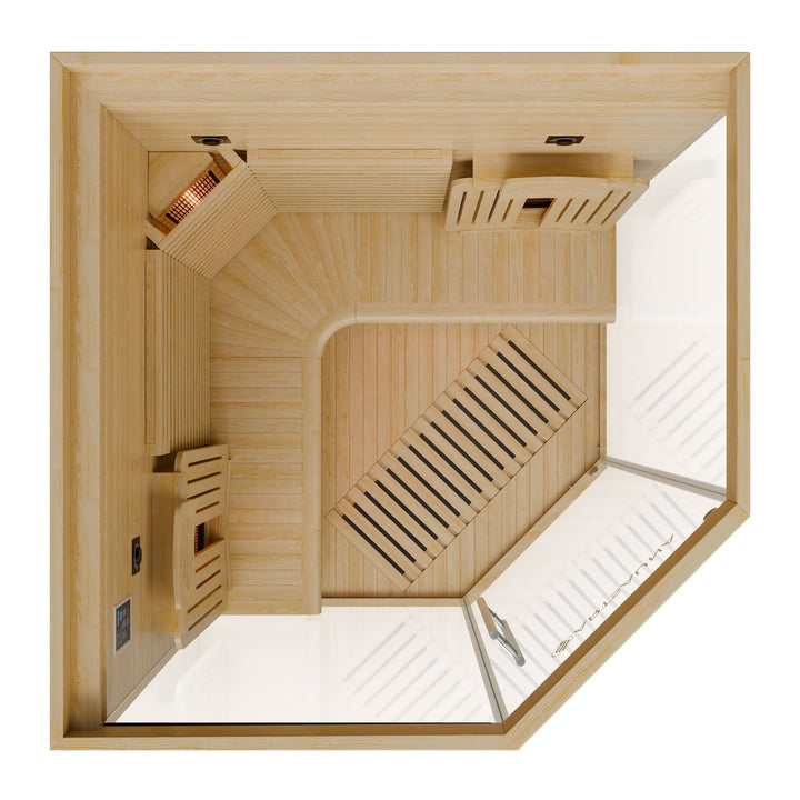 Cabine de sauna infrarouge Malmö 140