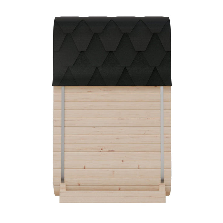 Sauna Nolvik S en forme de tonneau carré