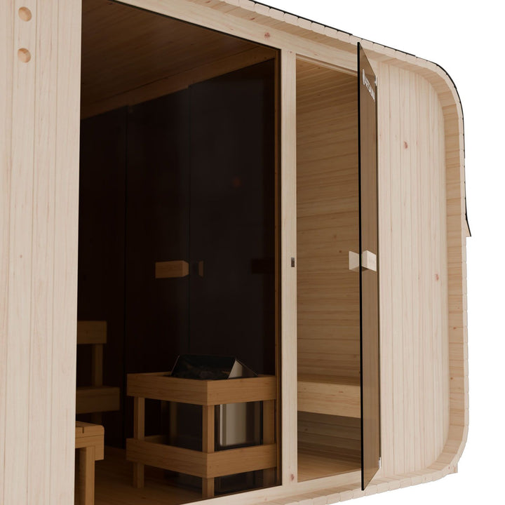 Sauna tonneau Cube Fjora XXL