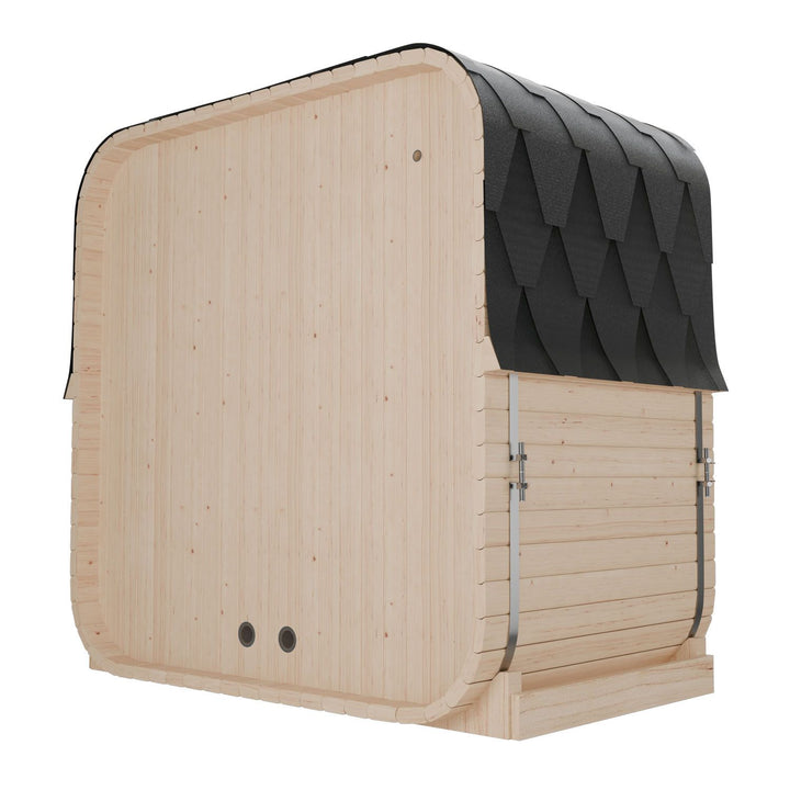 Sauna Nolvik M en forme de tonneau carré