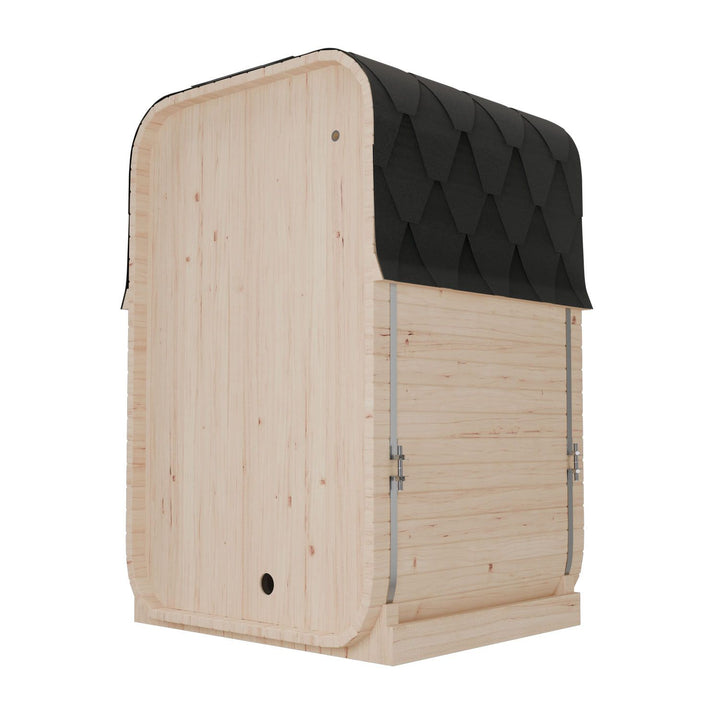 Sauna Nolvik S en forme de tonneau carré