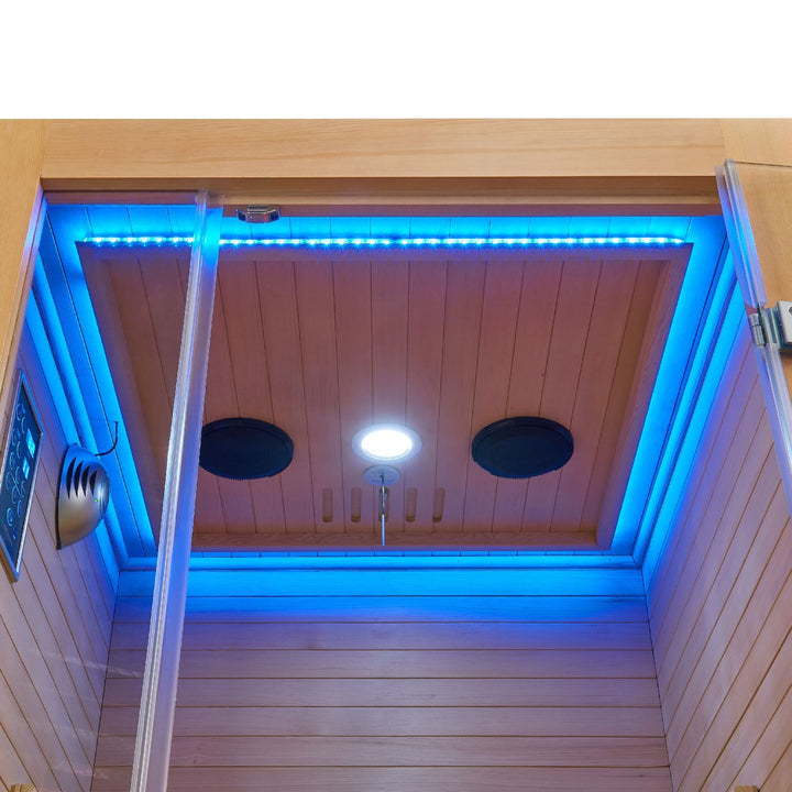 Cabine de sauna infrarouge Kiruna 90 