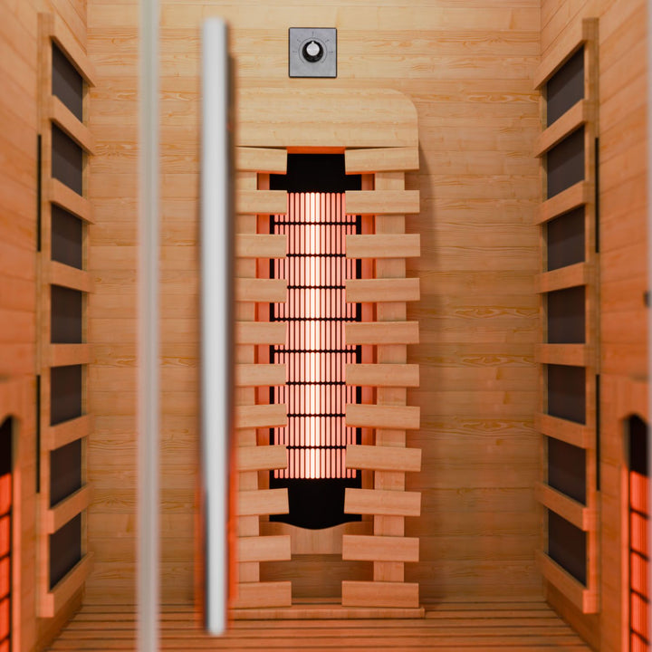 Cabine de sauna infrarouge Kiruna 90 Premium 