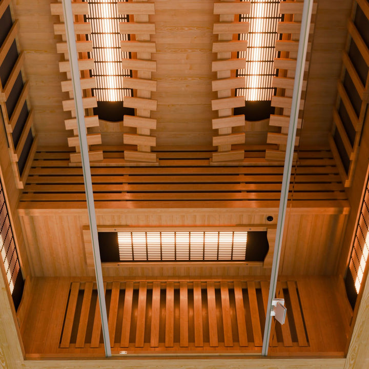 Cabine de sauna infrarouge premium Kiruna 130 