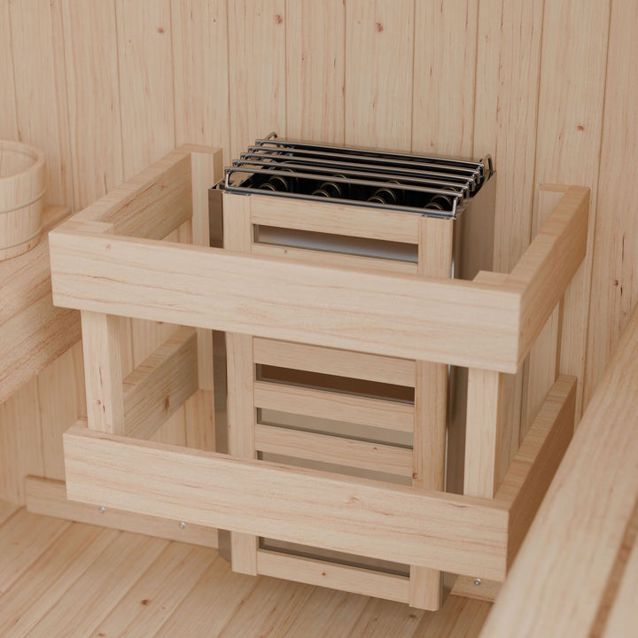 Sauna Nolvik M en forme de tonneau carré