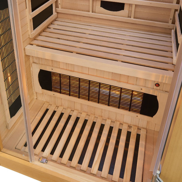 Cabine de sauna infrarouge Kiruna 90 