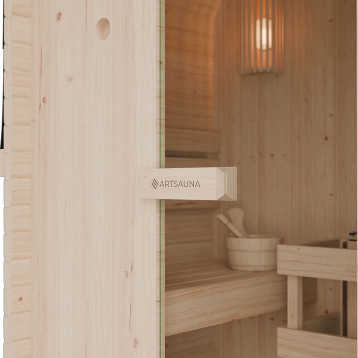 Sauna Nolvik M en forme de tonneau carré