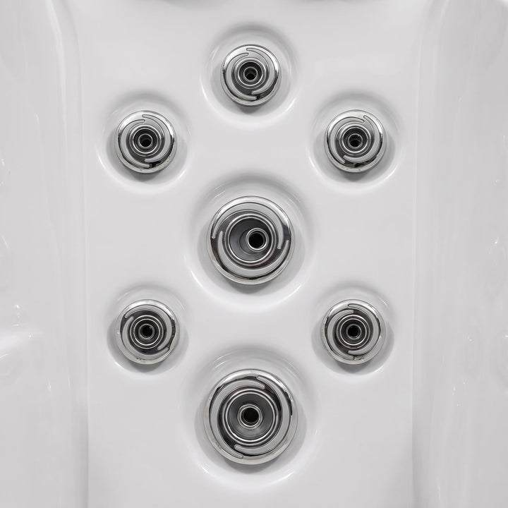 Spa extérieur Oasis Max 5 places avec escalier | 34 jets | LED et cascade