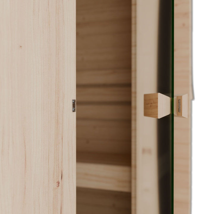 Sauna Nolvik L en forme de tonneau carré