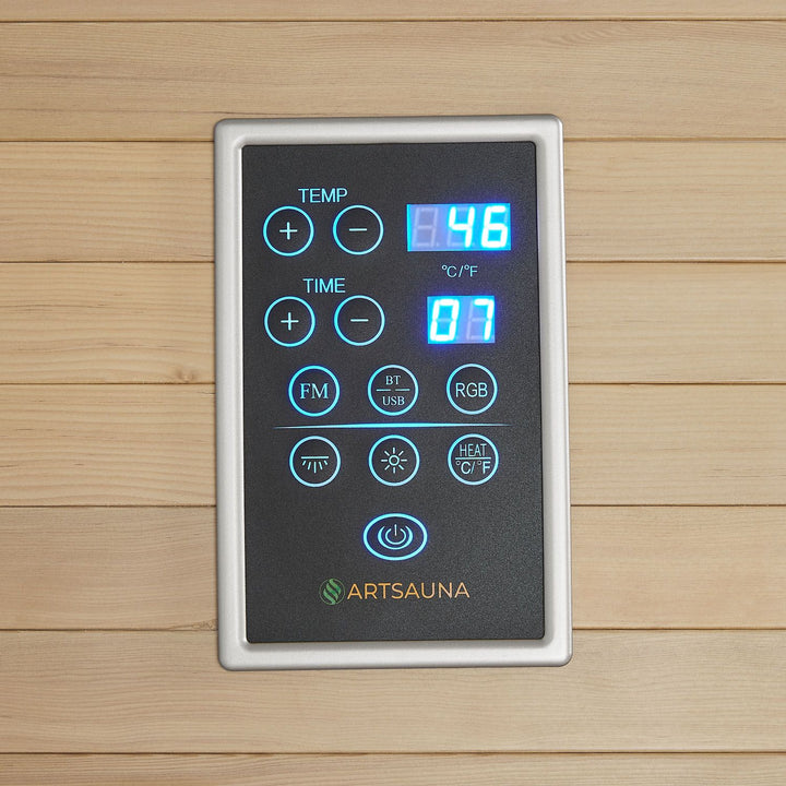 Cabine de sauna infrarouge Kiruna 120 