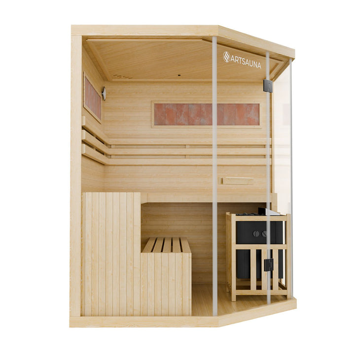 Sauna intérieure Vantaa 160 - Mur de sel