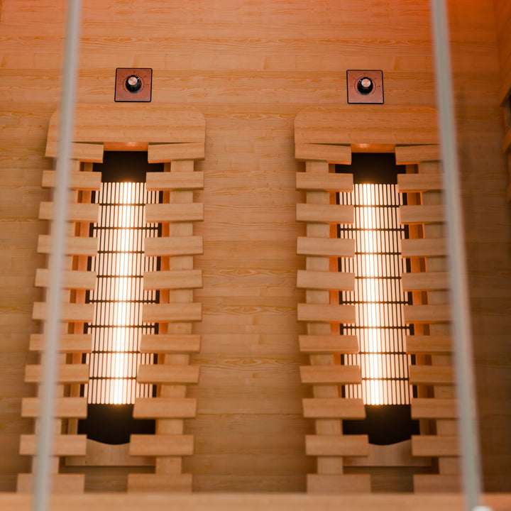 Cabine de sauna infrarouge premium Kiruna 130 