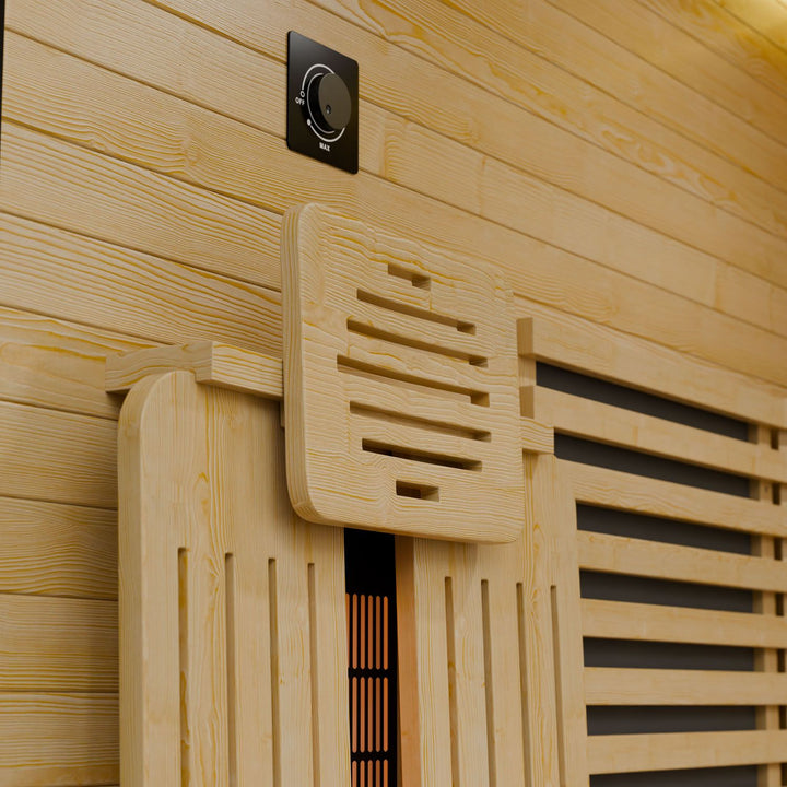 Cabine de sauna infrarouge Malmö 140 - Noire