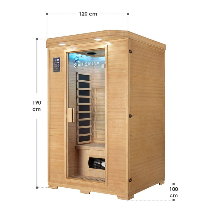 Cabine infrarouge Oslo avec système de chauffage triplex 