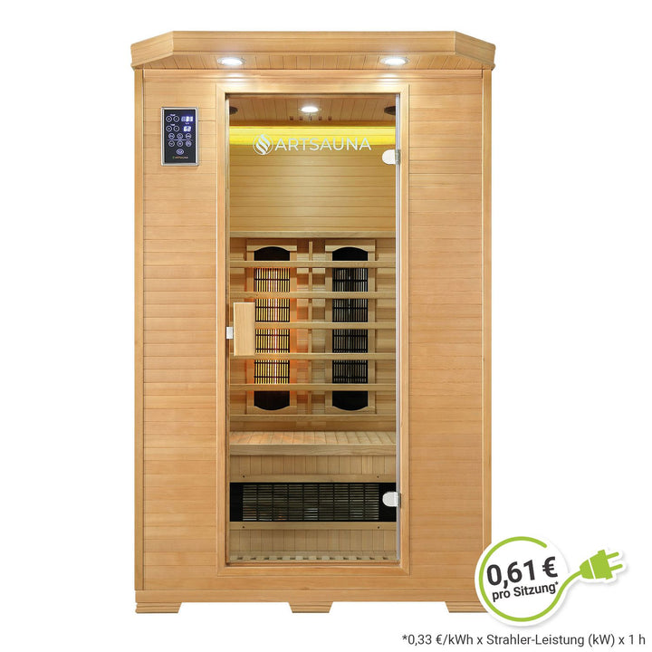 Cabine infrarouge Oslo avec système de chauffage triplex 