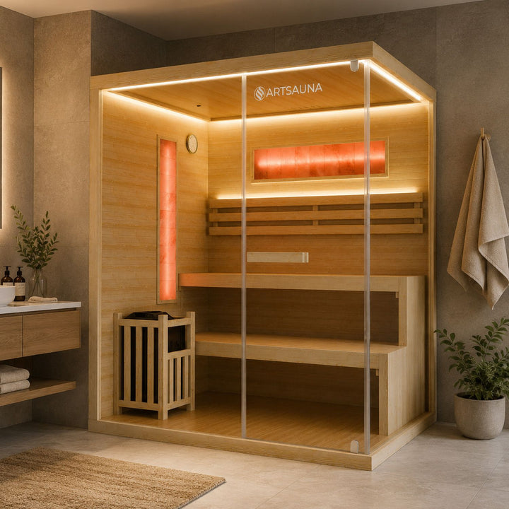 Sauna intérieur Vantaa 175 - pierre de sel 