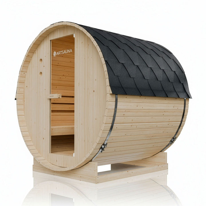 Sauna tonneau extérieur Spitzbergen 180 