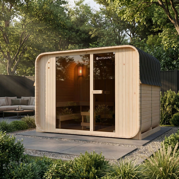 Sauna tonneau Cube Fjora XXL