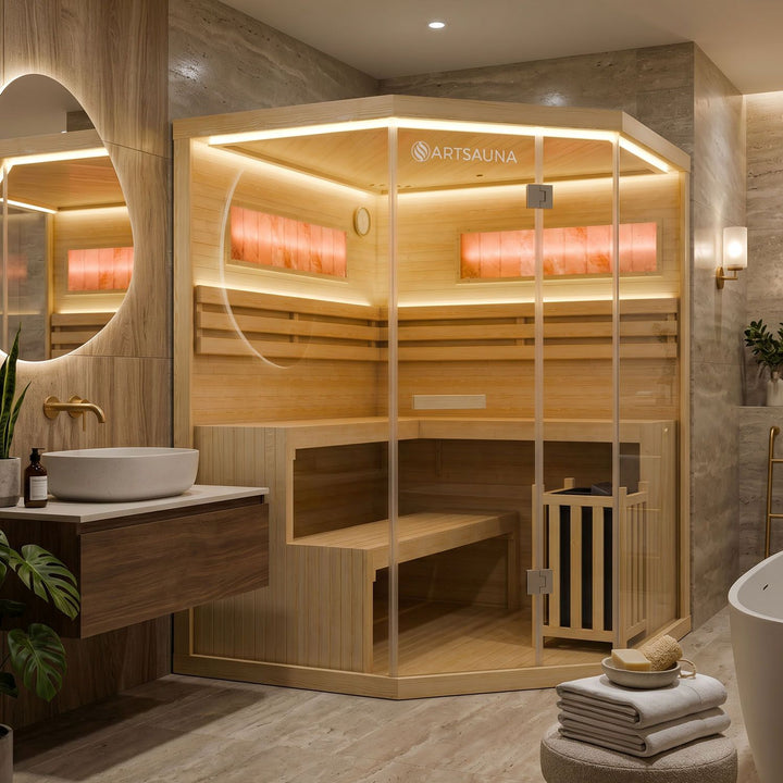 Sauna intérieure Vantaa 160 - Mur de sel