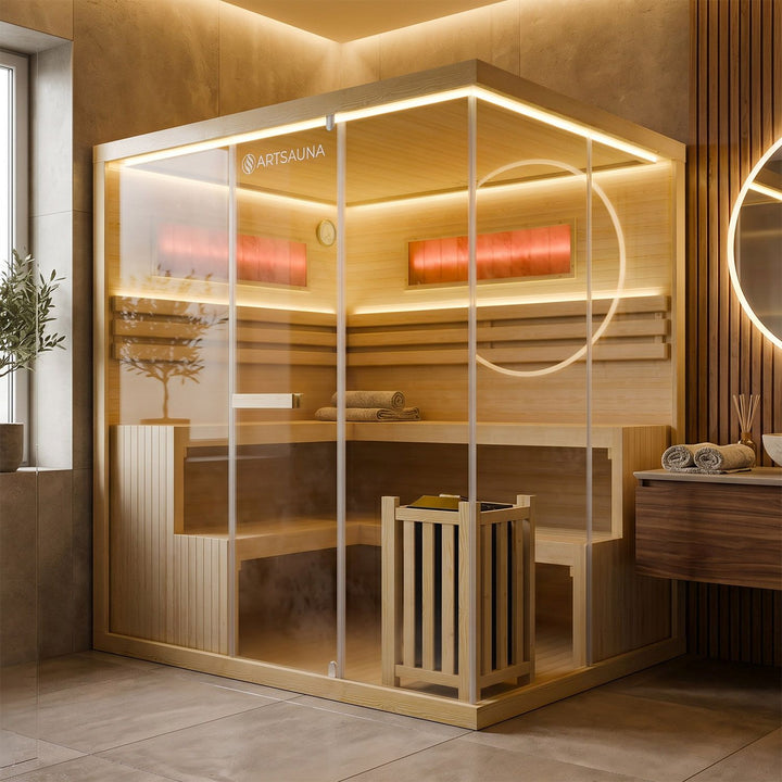 Sauna d'intérieur Vantaa 200 - Pierre de sel