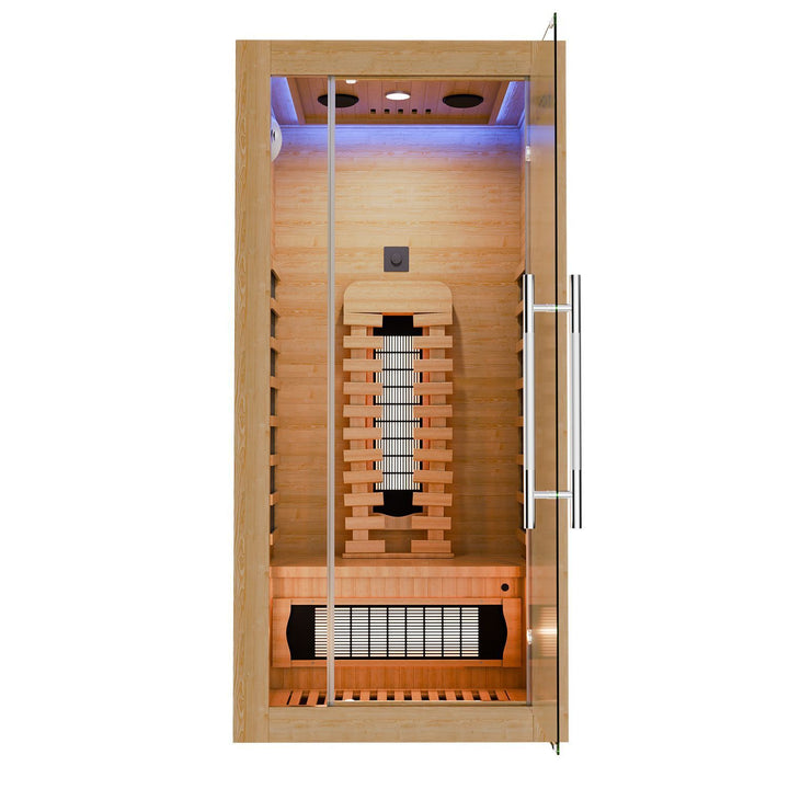 Cabine de sauna infrarouge Kiruna 90 Premium 
