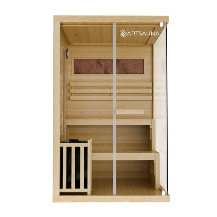 Indoor Sauna Vantaa 120 - Salzstein