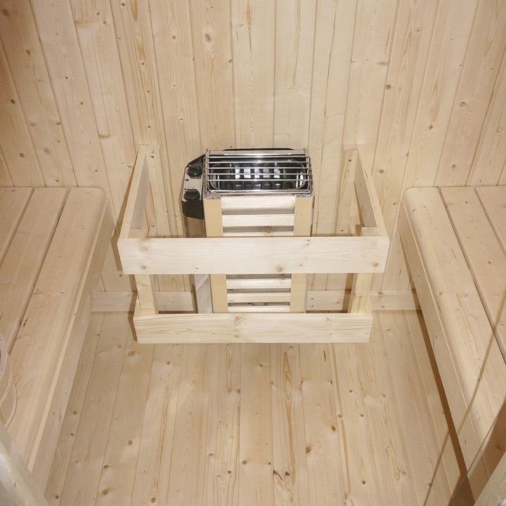 Sauna Nolvik M en forme de tonneau carré