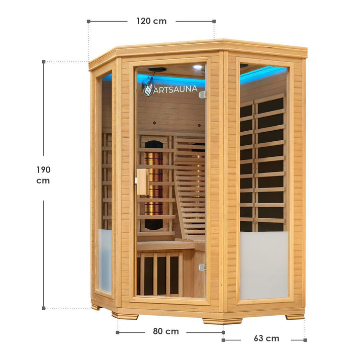 Cabine de sauna infrarouge Aalborg 