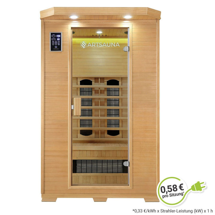 Cabine infrarouge Oslo avec radiateurs en céramique 