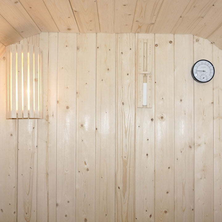 Sauna Nolvik L en forme de tonneau carré