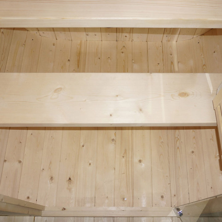 Sauna Nolvik S en forme de tonneau carré