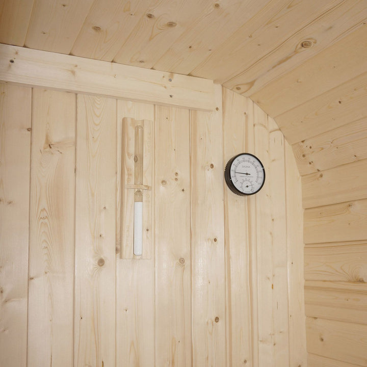 Sauna Nolvik M en forme de tonneau carré
