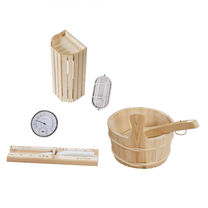 Sauna Nolvik L en forme de tonneau carré