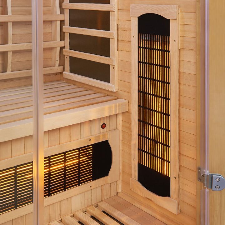 Cabine de sauna infrarouge Kiruna 90 