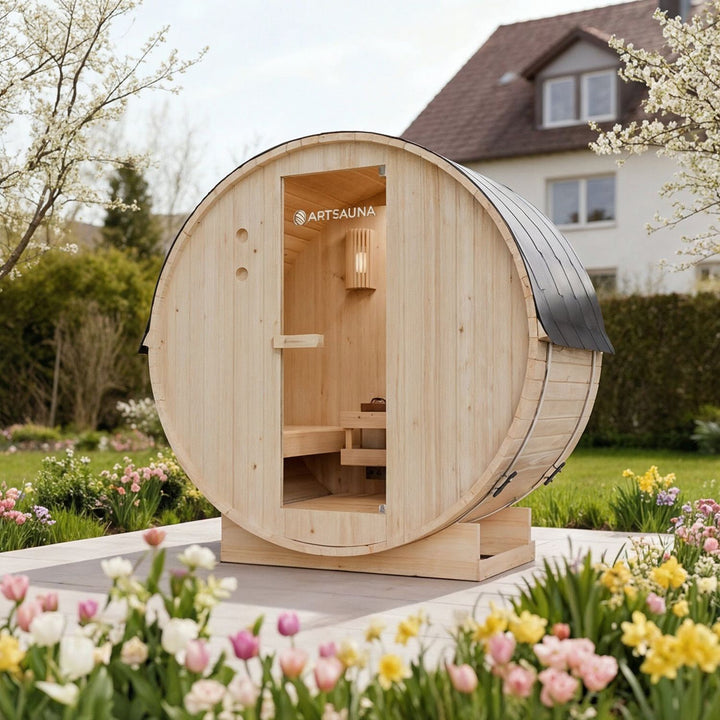 Sauna tonneau extérieur Spitzbergen 120 