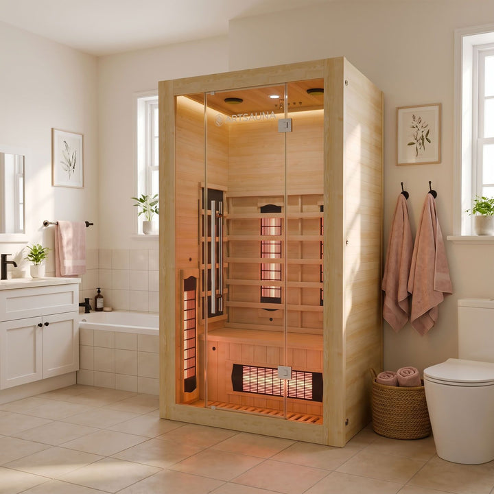 Cabine de sauna infrarouge Kiruna 120 
