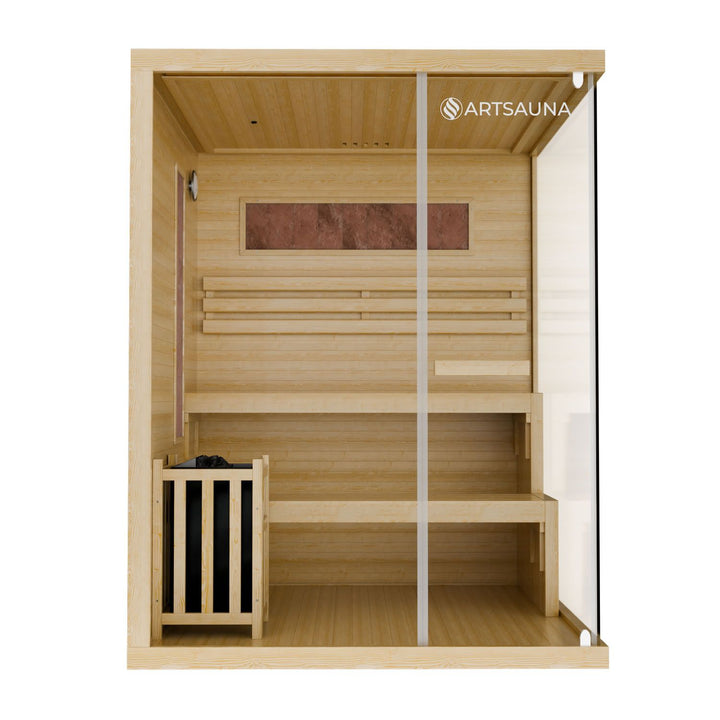 Indoor Sauna Vantaa 150 - Salzstein